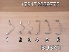 Трубка топливная от рампы к форсунке трубка топливная форсунки 5284026 5288695 5288697 5288732 5288734 Камминз Cummins ISLE 9.5 л. Хайгер Хагер Higer 6128 рейстайлинг