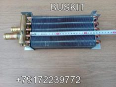 Радиатор печки обдува лобового стекла радиатор отопителя салона Ютонг Yutong 6938 8101-03465 810103465 размеры 125*235*65