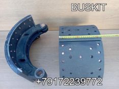 Колодка тормозная задняя с накладкой и роликом в сборе Хайгер Хагер HIGER 6109 6119 6129 6122 6128 24V47-00020*05023 24V470002005023 35V4701508 35V5C-27510