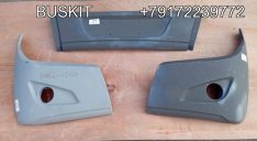 Левый клык бампера переднего Хайгер Хагер Higer 6928 53QKZ-07110 правый клык бампера переднего Хайгер Хагер Higer 6928 53QKZ-07120 средняя часть бампера переднего 53QKZ-0755 бампер передний в сборе Хайгер Хагер Higer 6928