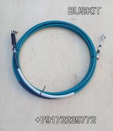 Трос кпп Ютонг Хайгер Хагер Higer 6128 6119 газовый 17GK6-21070-Y1 17GK621070Y1 17GK6-11070-Y1 17GK611070Y1 L-10.7 м (10м 70 см)