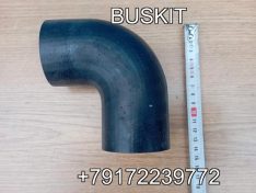 Патрубок радиатора нижний угловой Ютонг Yutong L-80*100 D-57 мм 1303-05047 130305047