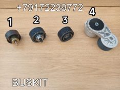 Ролик ремня генератора ролик промежуточный ремня генератора гладкий полосатый Хайгер Хагер Higer 6119 6885 6928 Камминз CUMMINS ISDE 13KA4-08513 13T5R-08512 13KA408513 13T5R08512 10G81-25611 10G8125611