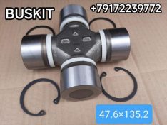 22K4R-01525 Крестовина кардана 47,5*135, крестовина карданного вала 47,6*136 47,5x135 47,5*135 2200-00141 220000141 22K4R01525 Хайгер Хагер Higer 6129 6109, Ютонг Yutong Volgabus Волгабус Волгабас