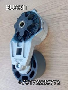 Натяжитель ремня генератора, ролик натяжной, Cummins камминз 4BT, 6BT, EQB 180-20, 210-20, 140-20. евро-2 3914086 3917485 3922900 3934818 3936201 3937553 3978022 хагер хигер хайгер higer 6885, 6840 6883, ютонг 6737, камаз 4308