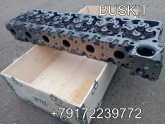 Головка блока цилиндров ГБЦ хайгер higer 6885, 6119, 6928 камминз cummins ISDe,ISBe V=6.7 в сборе с клапанами оригинал, 4936081,2831474, 5361593, 5364892