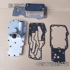 Крышка теплообменника Кронштейн масляного фильтра головка фильтра головка маслоохладителя Хайгер Хагер Higer 6119 6928 6885 4ISBе, 6ISBe 4931572 4931567 4931570