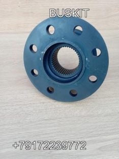 24V5C-02502 Z-42 Фланец флянец хвостовика редуктора заднего моста Хайгер Хагер Higer 6119 6129 24V5C02502 42 шлица , D-180 мм, 8 отверстий M16, расстояние по центрам болтов напротив 140 мм