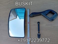 82VD1-02704 Зеркало квадратное правое малое дополнительное с кронштейном 82VD102704 Хайгер Хагер Higer 6119 6129 размер 115*200 мм