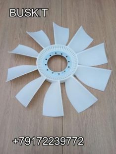 Вентилятор винтилятор радиатора, крыльчатка вентилятора радиатора 13VD3-08010 D-640 мм,D-125 мм, Хайгер хагер Higer 6129, 1308-00423 Yutong Ютонг 6122 6129, King Long Кинг Лонг 6127 6129