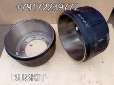 Барабан тормозной задний 35KA5-02502 35FS05B-02075A 35K65-02545 Хайгер Хагер HIGER 6928 6885 D-234/400 высота 230 мм 8 отверстий