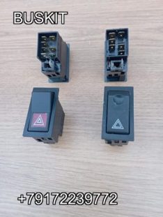 Выключатель аварийного сигнала клавиша аварийной остановки 37E01-27105 кнопка аварийной сигнализации 37E012710 аварийка Хайгер Хагер Хигер Higer