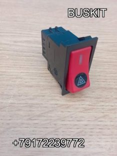 Клавиша включения аварийной сигнализации 6+2 контакта выключатель аварийной сигнализации Ютонг Yutong ZK6122H9 3712-00446 371200446 клавиша аварийки