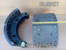 Колодка тормозная задняя в сборе с накладками 24V47-00020*05023, 3502N12-101B Volgabus, Волгабус, Волгабас колодки тормозные задние Ютонг Yutong 6122 3552-00752 355200752